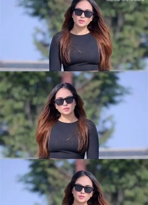 Gulabi Sadi CapCut Templates