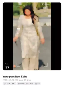 Kaana Pe Baal CapCut Template - 2025