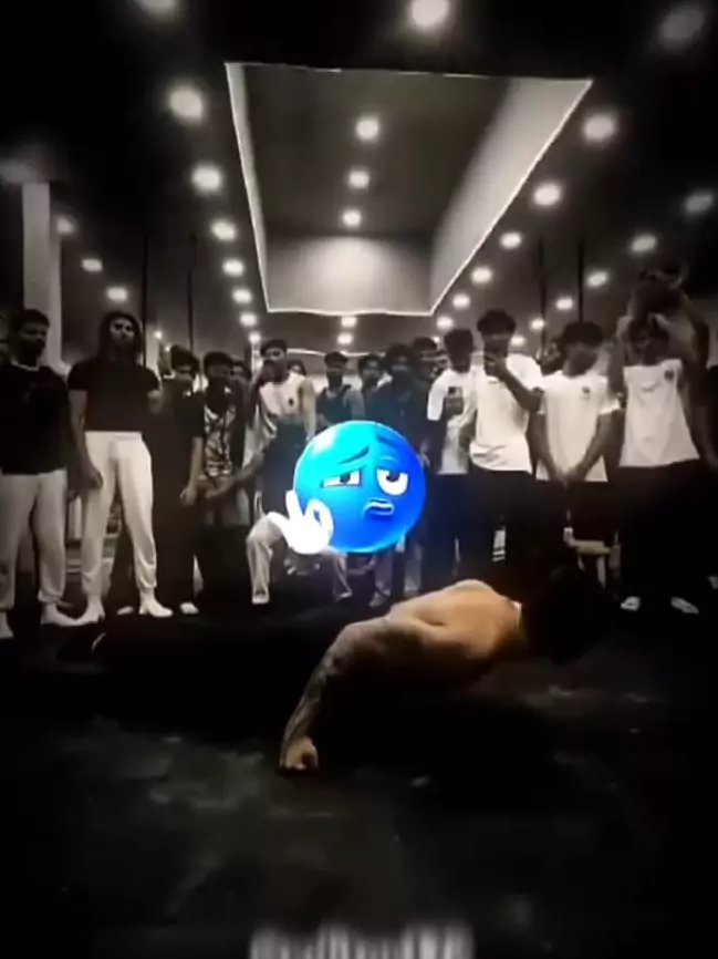 Blue Emoji Trend CapCut Template