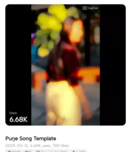 Purje CapCut Template Trend