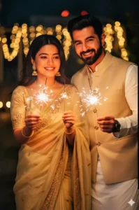 Couples Google Gemini New Diwali Photo Editing Ai Prompts
